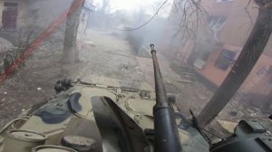 БТР 82А. Работа по целям скорострельной 30-мм пушкой 2A72