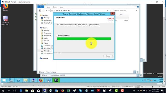 Instalacion SMBD Oracle Express 11g R2 - SENA смотреть онлайн