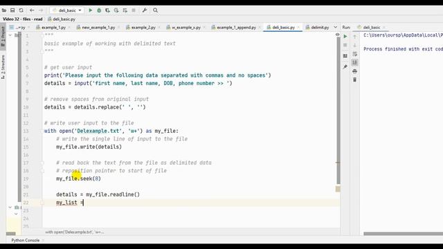 Monster Video 34: File Handling - Delimited Data and the CSV File Format (High Definition) смотреть онлайн