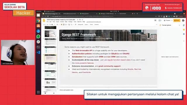 Sekolah Beta - Kelas Daring Serial Hacker: RESTful Service Using Django смотреть онлайн