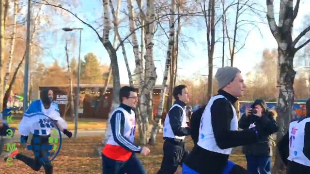 Студенческий забег в парке Кузьминки (ГТО)