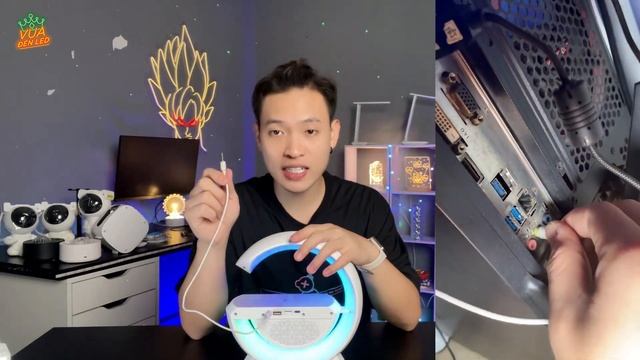 Hướng dẫn sử dụng loa Bluetooth chữ G - Loa để bàn sạc dự phòng смотреть онлайн