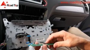 Road Top CarPlay Retrofit FPC Adapter Board Installation on Audi A4 A5 Q5