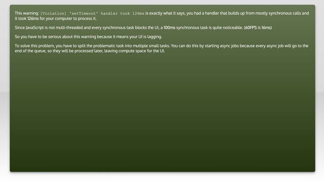 Chrome violation : [Violation] Handler took 83ms of runtime смотреть онлайн