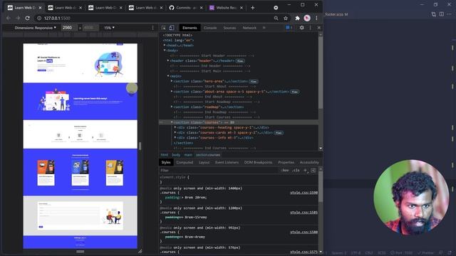 #15 - XXLG Desktop Responsive - (தமிழில்) (Tamil) | HTML, SASS & Javascript смотреть онлайн