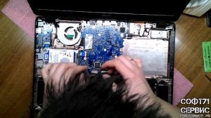 разборка и чистка ноутбука Acer Aspire ES1-531 (ES1-512) disassembly and fan cleaning
