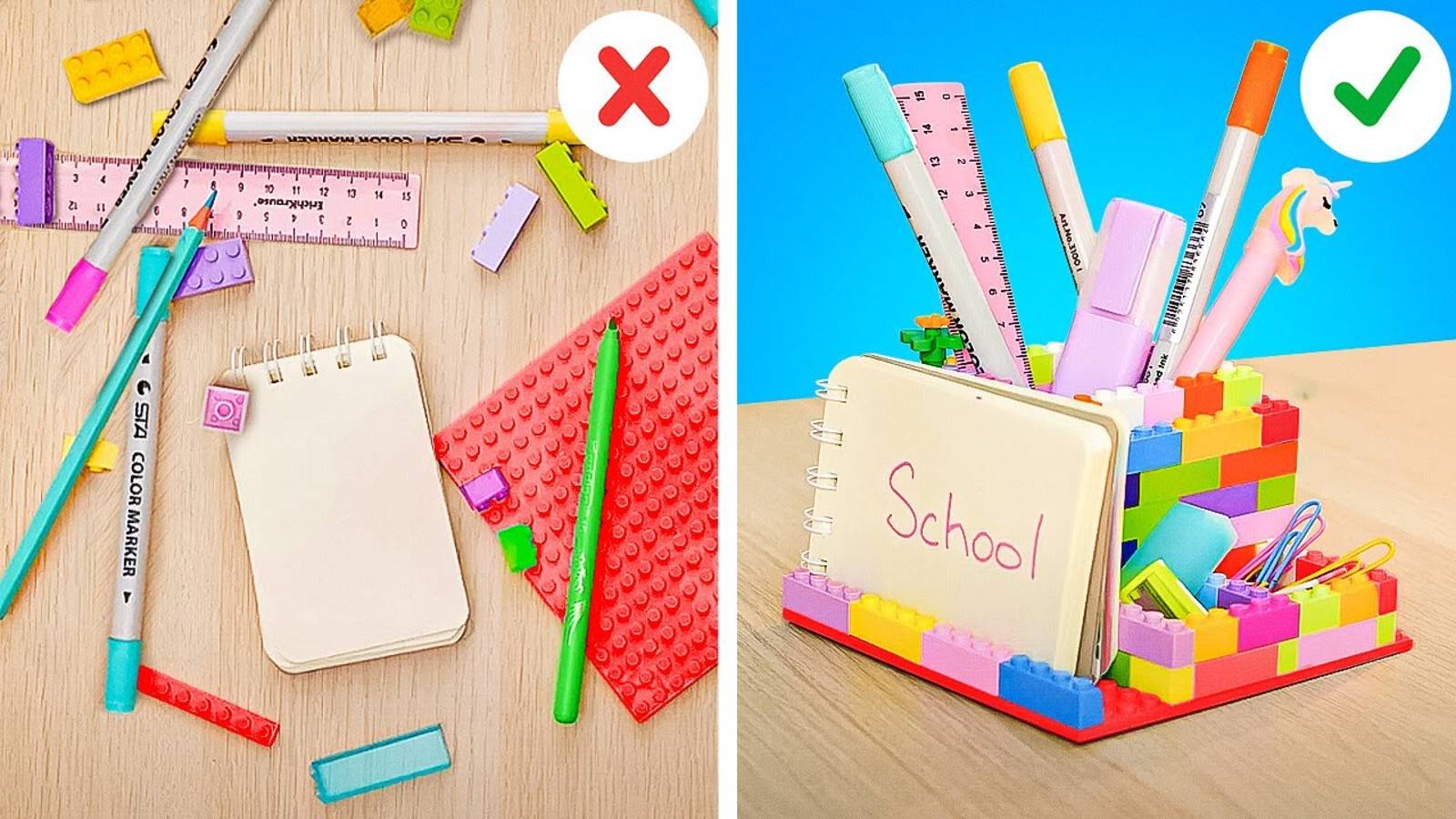 Top School Hacks & Crafts 🎒😍 Smart School Stationery Ideas смотреть онлайн