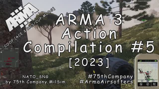 ARMA 3 - Зрелищные моменты #5 - Помощь конвою [2023] смотреть онлайн