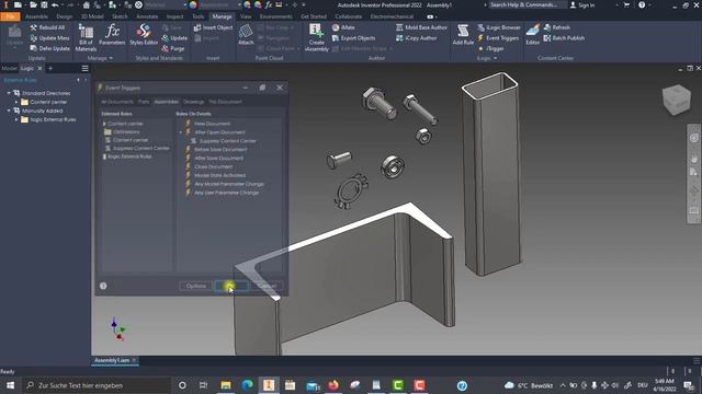 Inventor Content Center Suppressed iLogic смотреть онлайн
