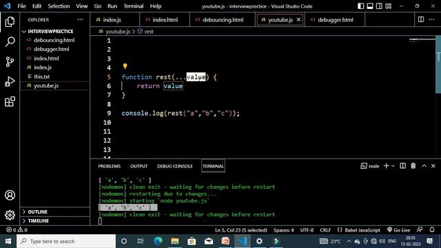 #spread vs #rest operator in #javascript. смотреть онлайн