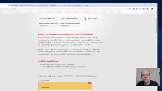 How to install the C language GCC compiler on Windows смотреть онлайн