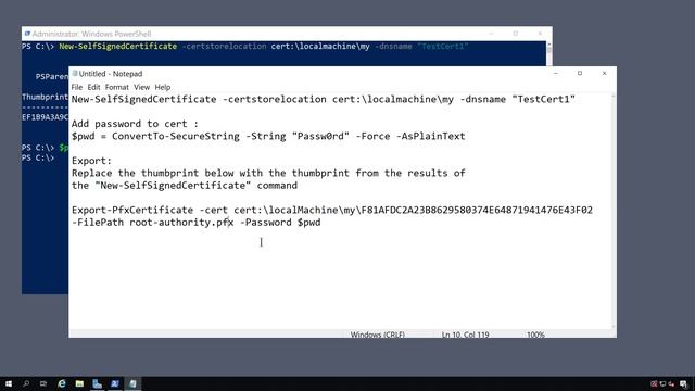 How to create a self signed certificate on a Windows server смотреть онлайн
