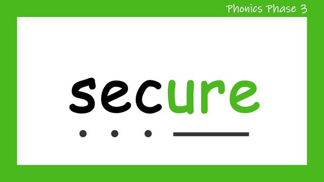 'ure' Words _ Phonics Phase 3 _ Segmenting & Blending смотреть онлайн