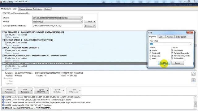 BMW E90 кодирование AIRBAG
