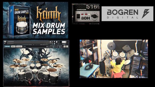 Bogren Digital Krimh Drums Riff Contest #bogrencontest #bogrendigital - L' Incroyable Nero смотреть онлайн