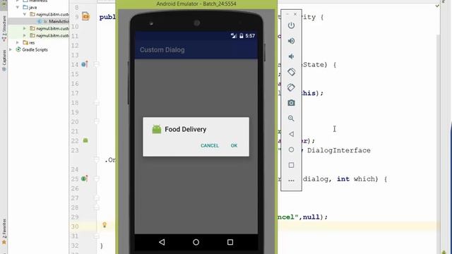 9 1 Custom Dialog смотреть онлайн