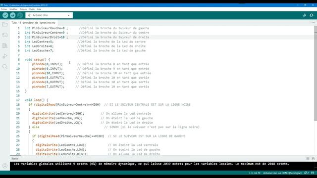 [TUTO 14/15 ] [TUTO ARDUINO] - [TUTORIEL POUR DEBUTANT][SUIVEUR DE LIGNE] смотреть онлайн