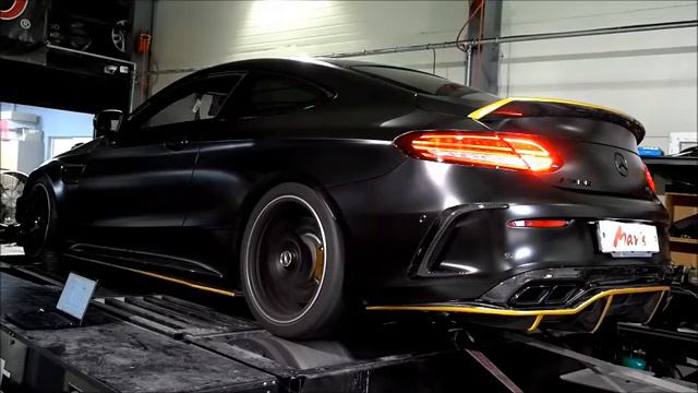 Mercedes - W205 AMG C63 Coupe Mar's ECU Tune Dyno Test 506WHP смотреть онлайн