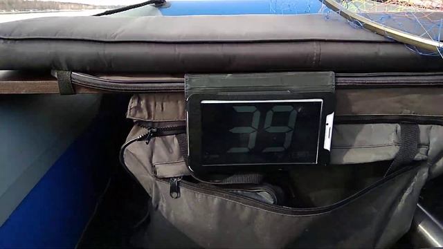 Лодка Salmon 330Р- Гладиатор 9.8 Замер скорости смотреть онлайн