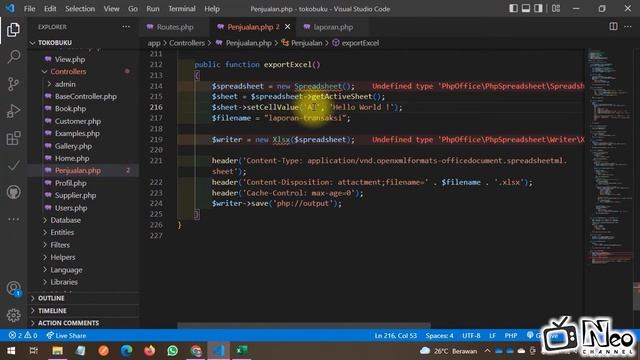 29 - Export Excel смотреть онлайн