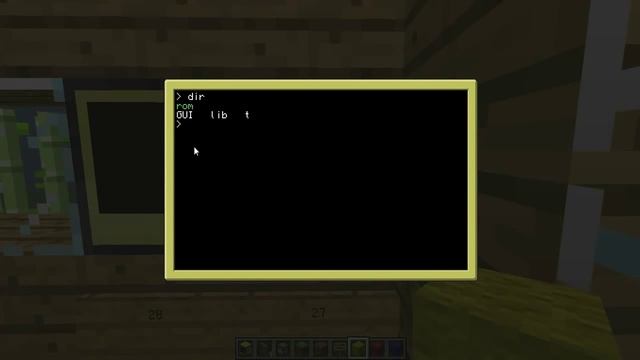 [Мысли в слух] Minecraft ComputerCraft Графический интерфейс смотреть онлайн