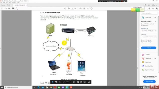 Elfin EW11A Link ModbusRTU with Cimon PLC Control/Monitor via Suppanel HMI смотреть онлайн