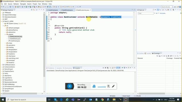 Adapter Pattern | Prototype Design Pattern In Jav| Design Patterns in Java | Java Tutorial In Hind смотреть онлайн