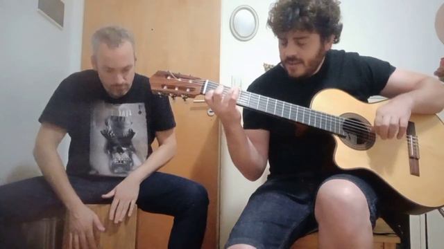 Every Breath You Take - The Police Cover - ( Guitarra / Cajón ) смотреть онлайн