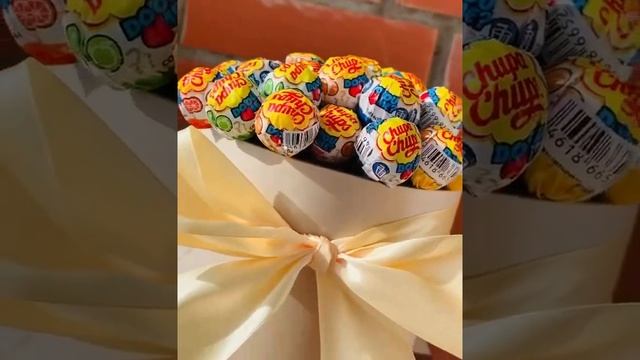 Букет из чупа чупсов вкоробке смотреть онлайн