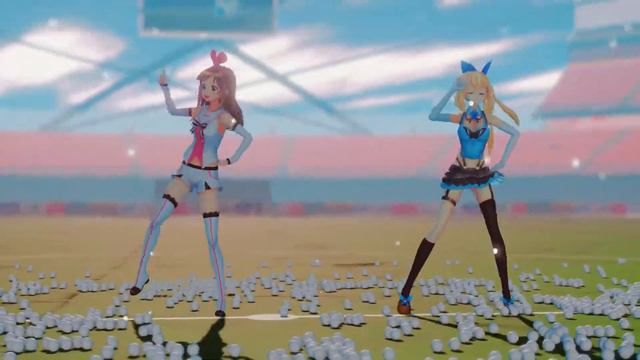 【 MMD ✗ Vtuber + DL 】 ❥ ⌜Super Duper ▻ Jus-2-Mint⌟ смотреть онлайн