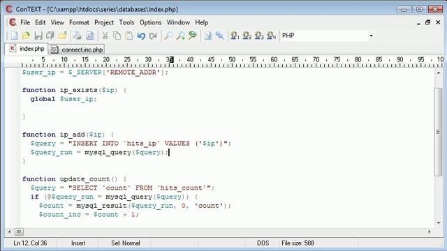 Beginner PHP Tutorial - 125 - Creating a Database Hit Counter Part 3 смотреть онлайн