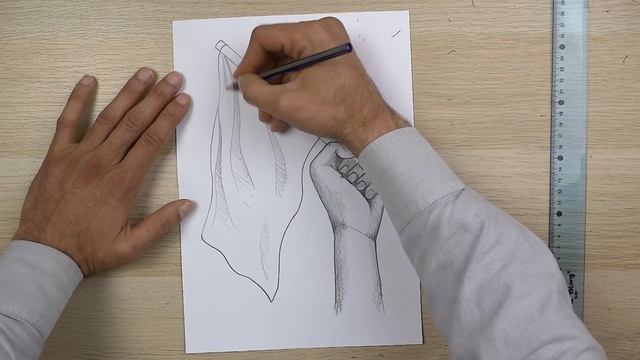 رسم بقلم الرصاص | تعليم الرسم |رسم يد | رسم علم | tutorials drawing beginners | Pencil sketch смотреть онлайн