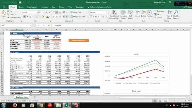 Excel to PowerPoint | Excel VBA смотреть онлайн