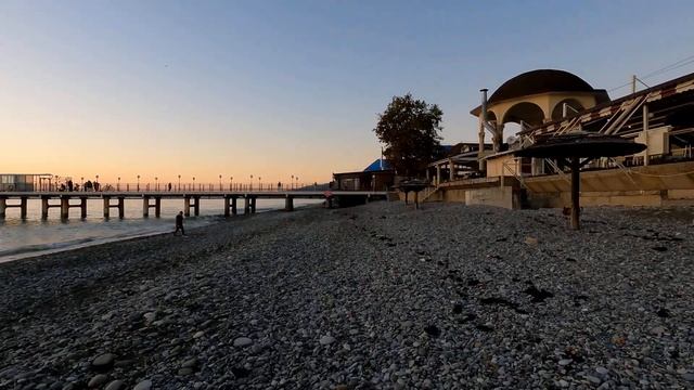 ЛАЗАРЕВСКОЕ СЕГОДНЯ ? Вечерняя прогулка! 08.11.2020г. смотреть онлайн