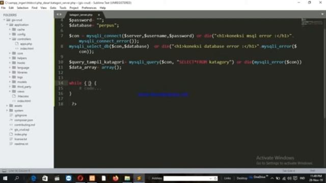 Tutorial E - learning Teknologi Web Servis... Pertemuan 11 ( Mengerjakan Json PHP) смотреть онлайн