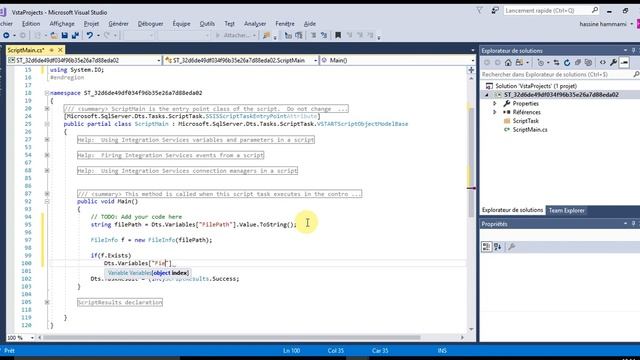 SSIS Task how to check file exists with C# смотреть онлайн