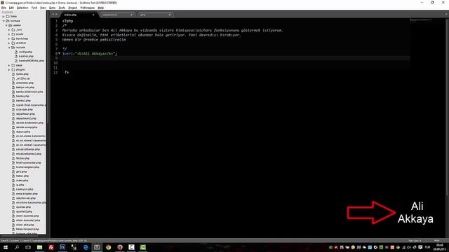 Php Htmlspecialchars fonksiyonu смотреть онлайн