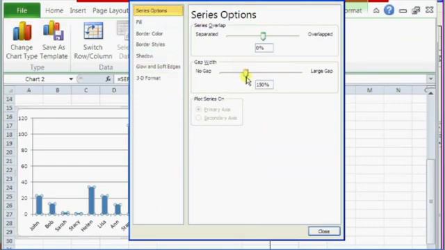 How to Make Bars Closer Together in Column Graphs in Microsoft Excel for Mac смотреть онлайн