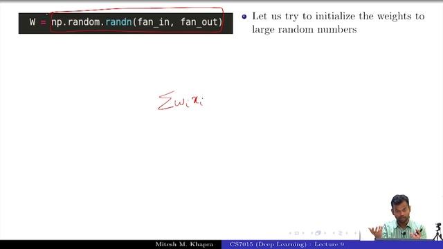 Deep Learning(CS7015): Lec 9.4 Better initialization strategies смотреть онлайн
