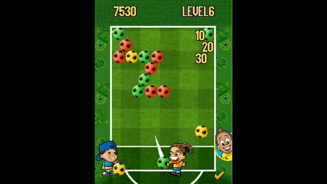 Ronaldinho Gaucho Bubbles java game смотреть онлайн