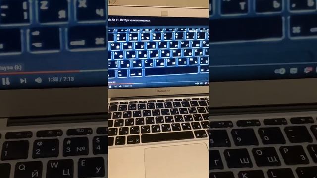 Мой MacBook Air 11” i7 4gb 128 gb A1370 смотреть онлайн