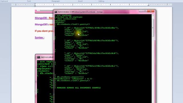 HOW TO REMOVE ALL DOCUMENTS IN MONGODB COLLECTIONS DEMO смотреть онлайн