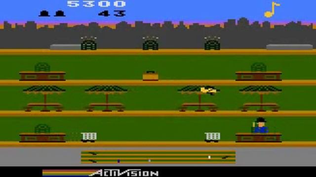 Atari 800 XL - Keystone Kapers levels 4,8,12,16 смотреть онлайн