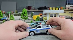 Полицейская машинка Haval F7 модель Технопарк. Про машинки