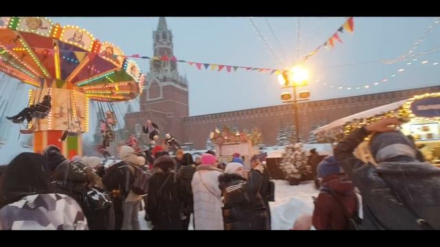 Moscow Winter Wonderland - Red Square, Alexander Garden & Zaryadye Park смотреть онлайн