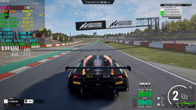 Assetto Corsa Competizione (DLSS) RTX 3080 | 13600K | Custom 1440P смотреть онлайн