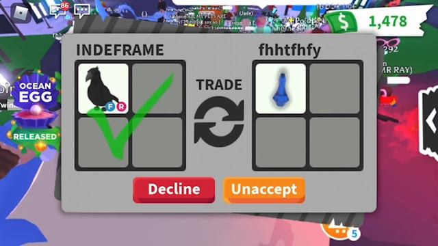 i traded my crow for this...wfl ???adopt me roblox смотреть онлайн