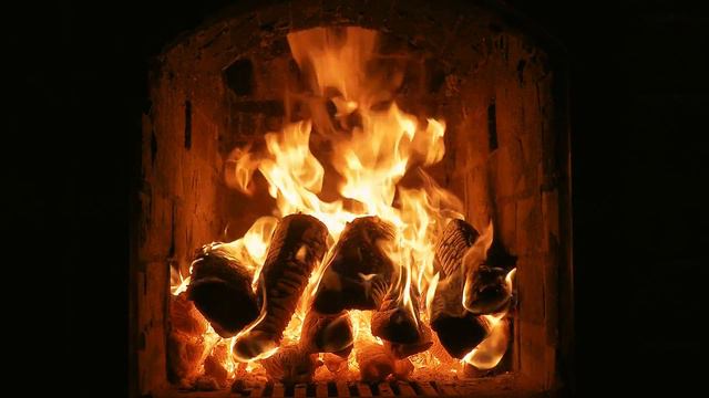 🔥 Relaxing Fire Sounds The BEST Burning Fireplace 4K смотреть онлайн