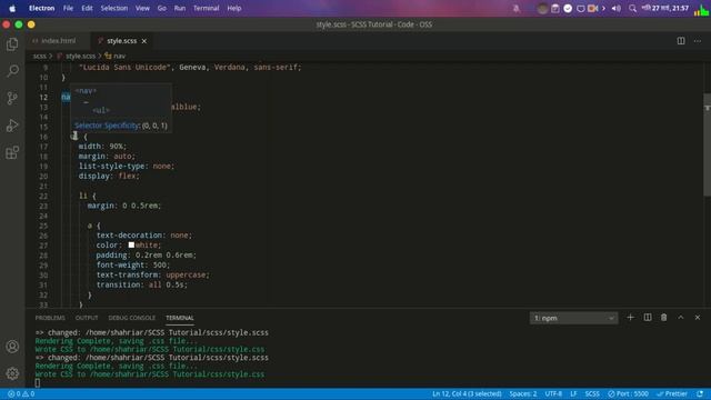 SASS Bangla Tutorial | Part 4 - Nesting смотреть онлайн