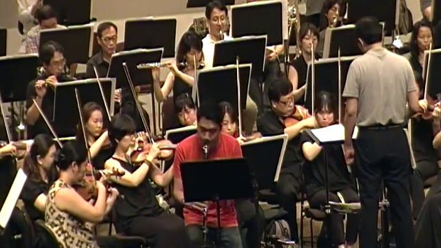 Jaehyuk Jang, carmen fantasy for clarinet and orchestra (rehearsal) смотреть онлайн